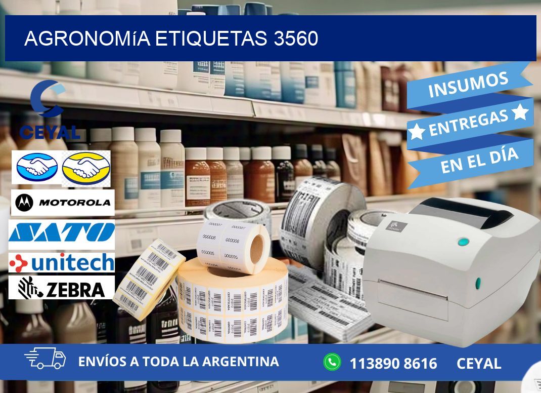 Agronomía etiquetas 3560