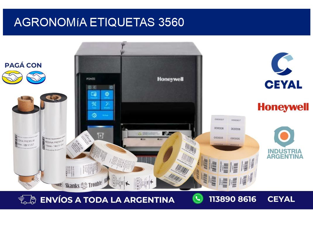 Agronomía etiquetas 3560