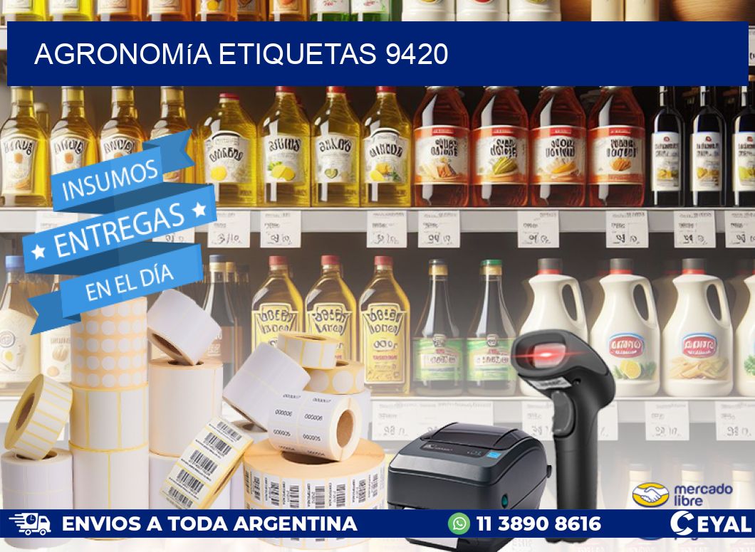 Agronomía etiquetas 9420