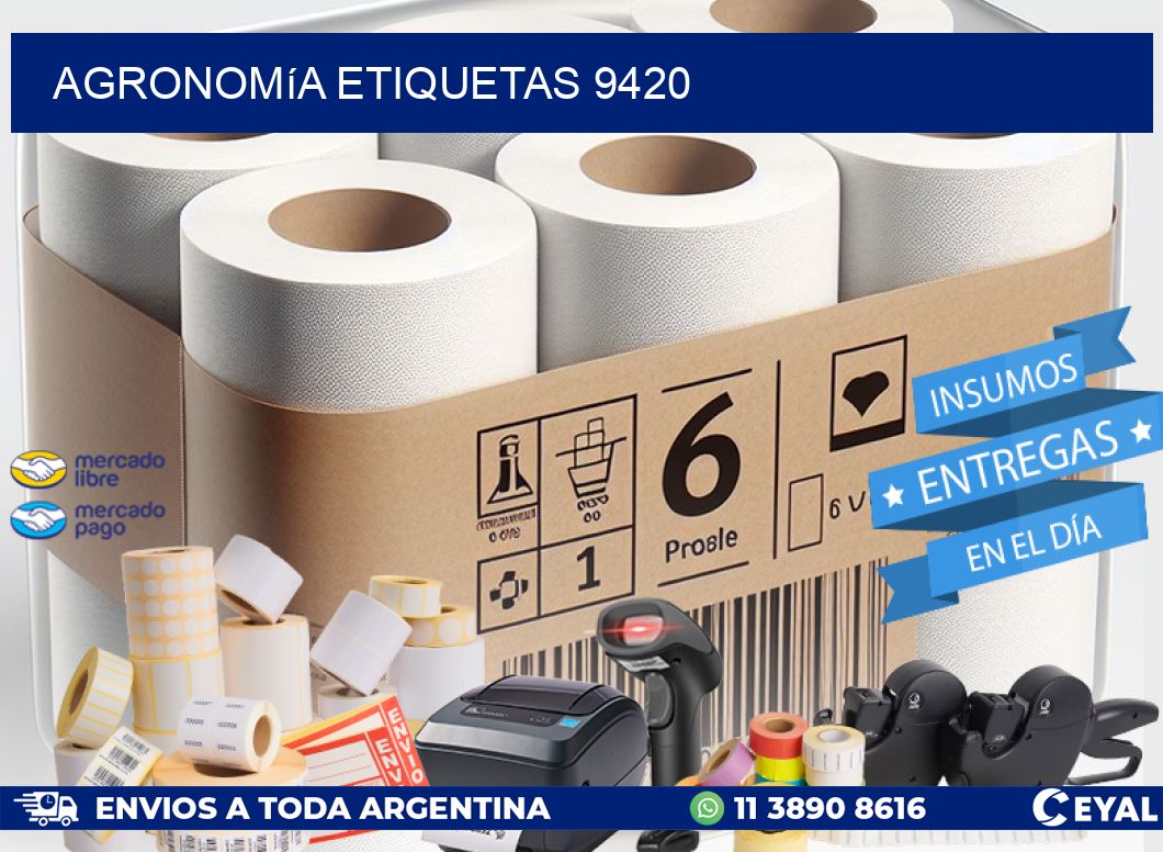 Agronomía etiquetas 9420