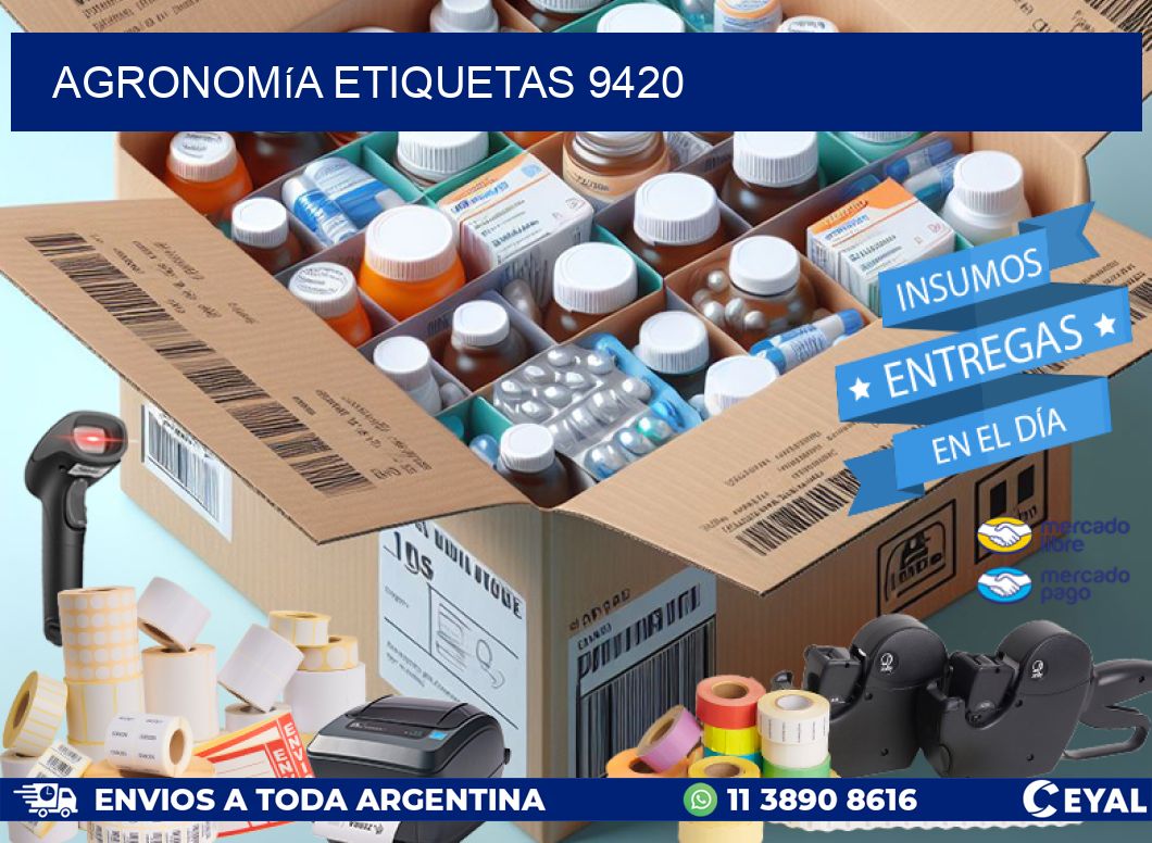 Agronomía etiquetas 9420