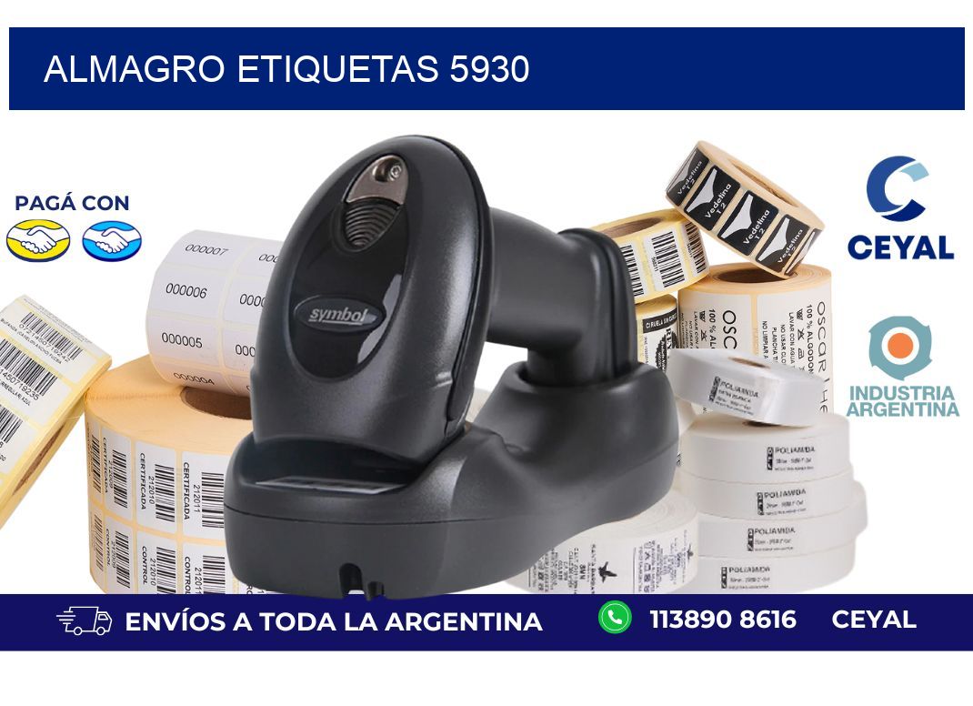 Almagro etiquetas 5930