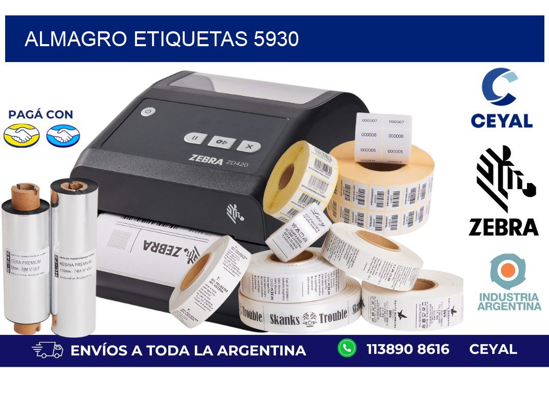Almagro etiquetas 5930