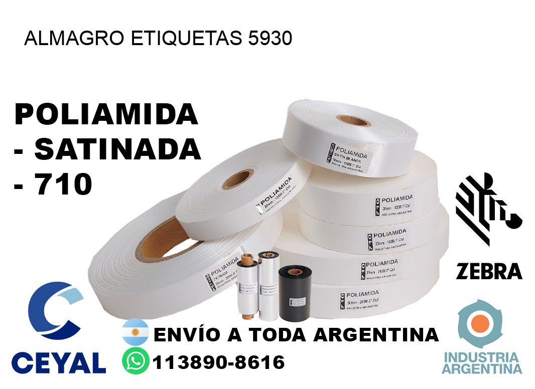 Almagro etiquetas 5930