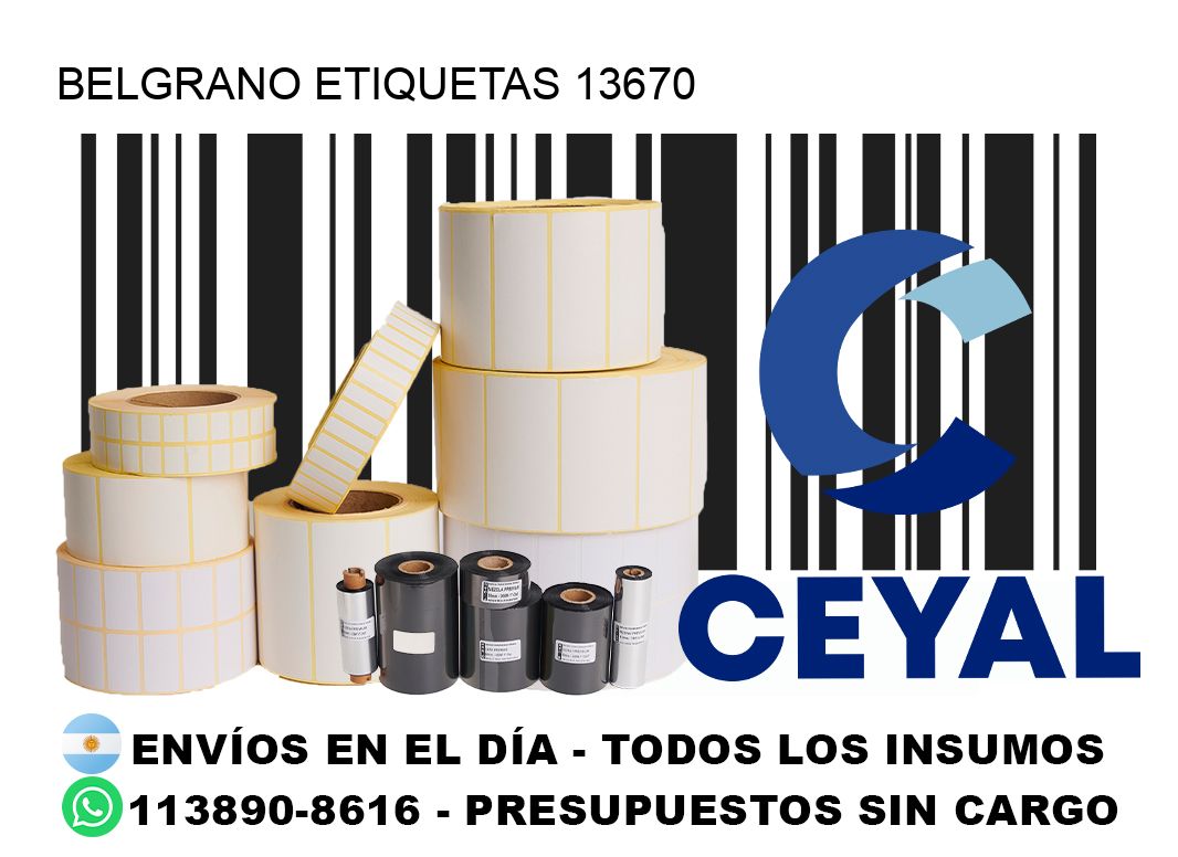 Belgrano etiquetas 13670