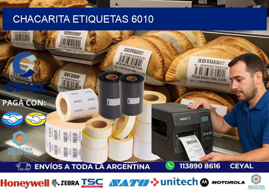 Chacarita etiquetas 6010