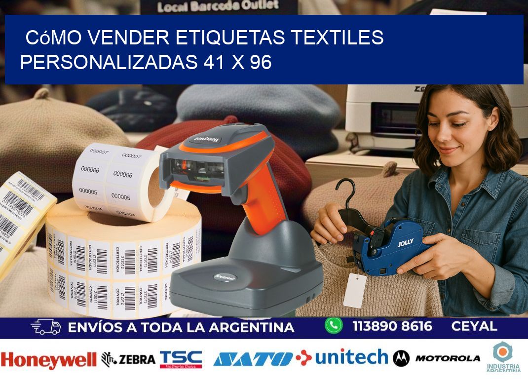 Cómo Vender Etiquetas Textiles Personalizadas 41 x 96