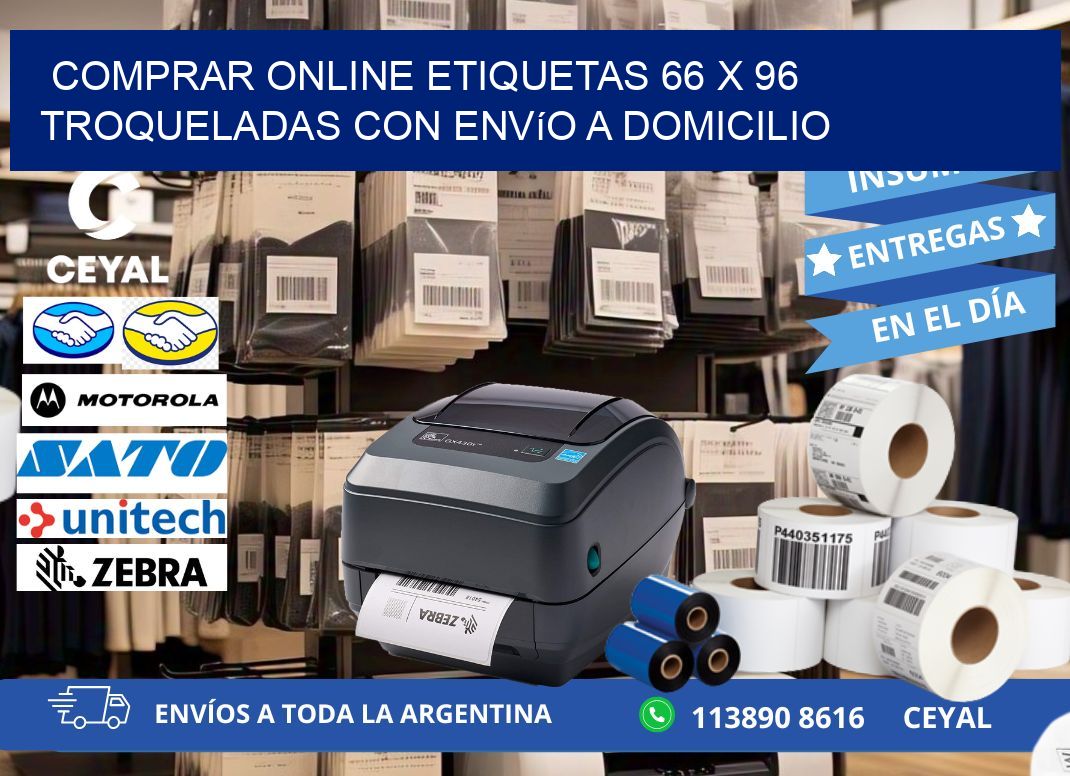 Comprar online etiquetas 66 x 96 troqueladas con envío a domicilio
