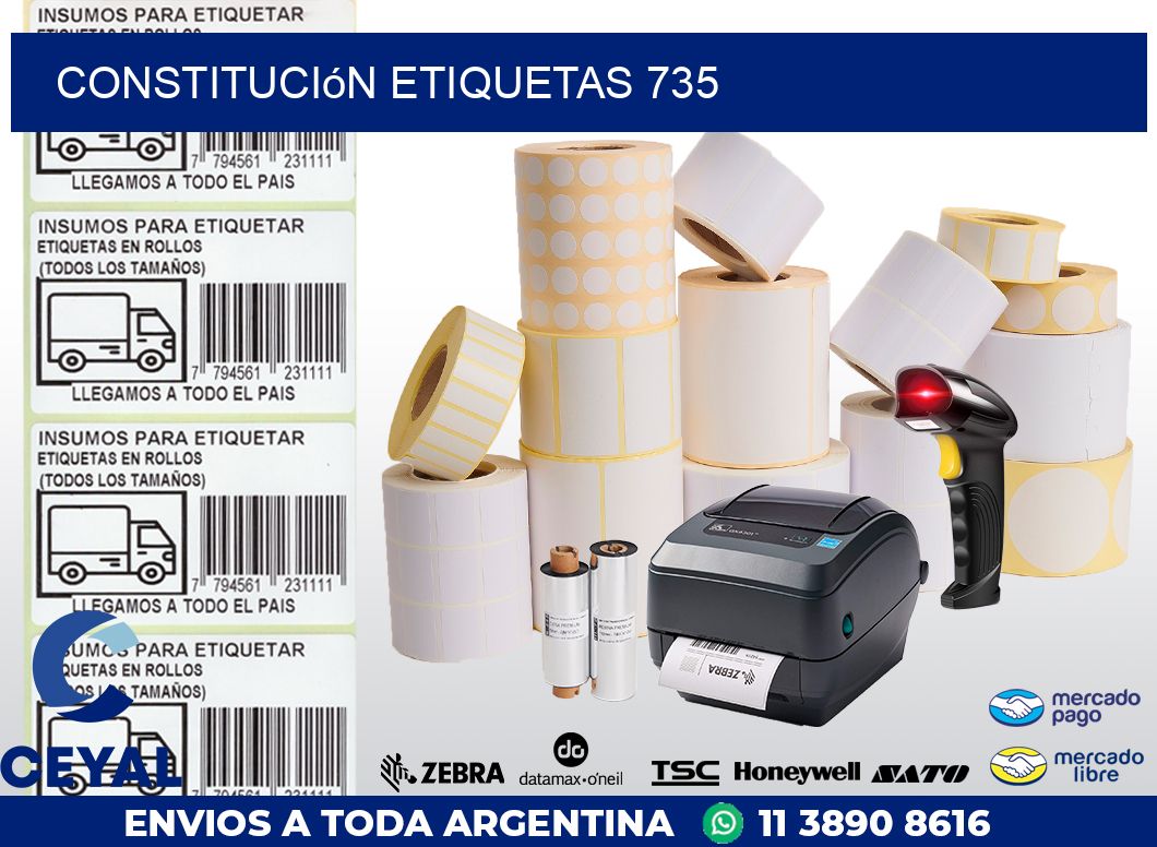 Constitución etiquetas 735