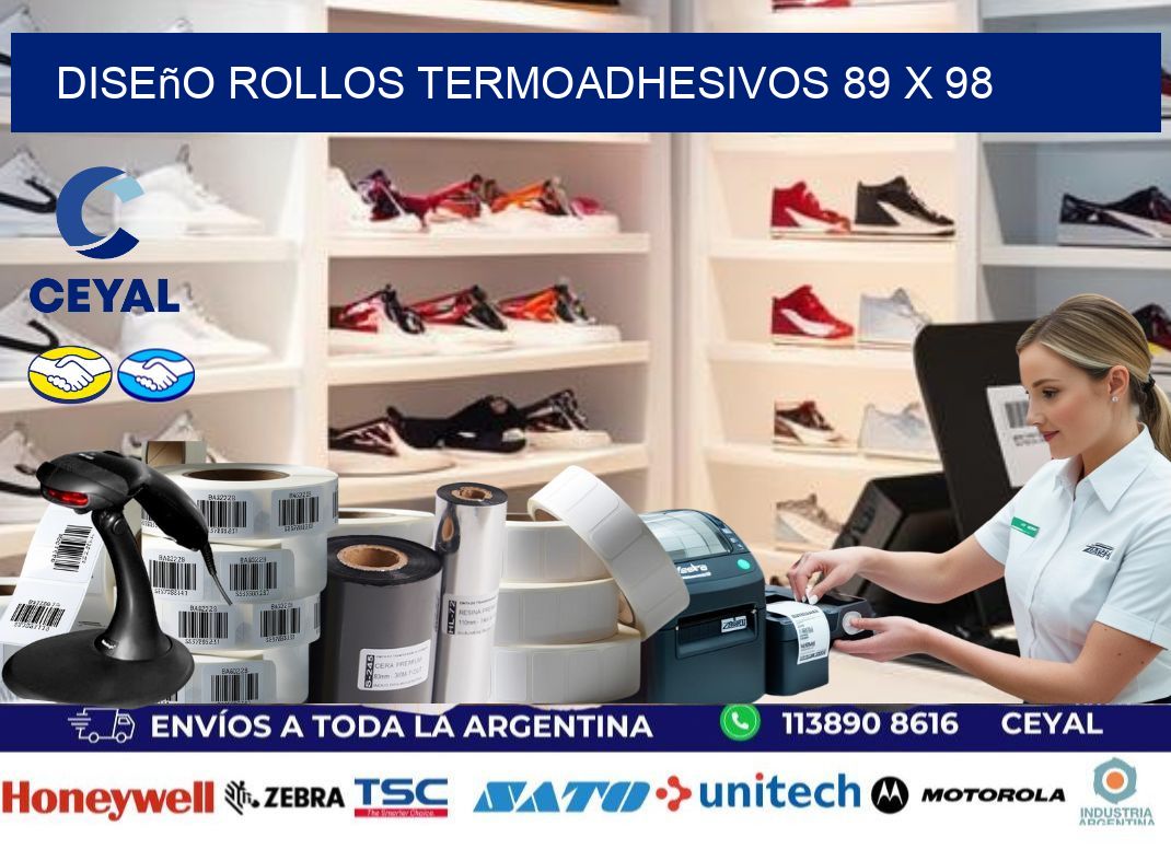 Diseño ROLLOS TERMOADHESIVOS 89 x 98