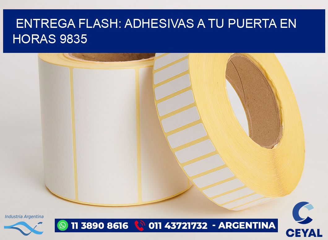 Entrega Flash: Adhesivas A Tu Puerta en Horas 9835