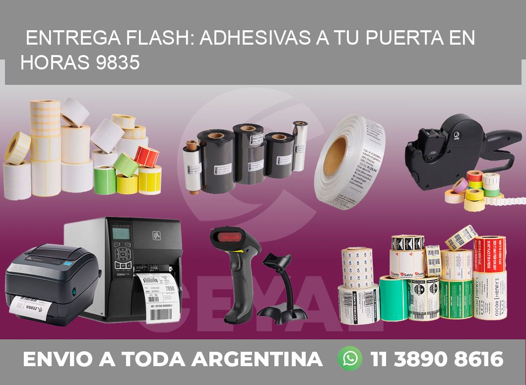 Entrega Flash: Adhesivas A Tu Puerta en Horas 9835
