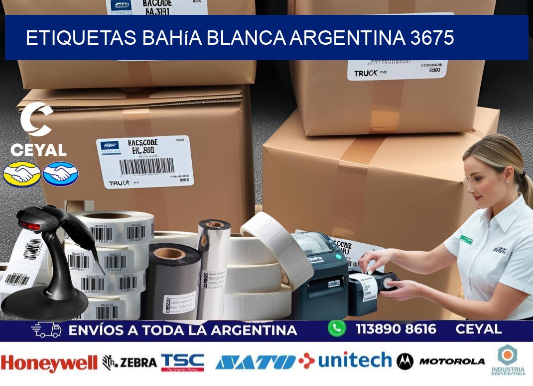 Etiquetas Bahía Blanca Argentina 3675