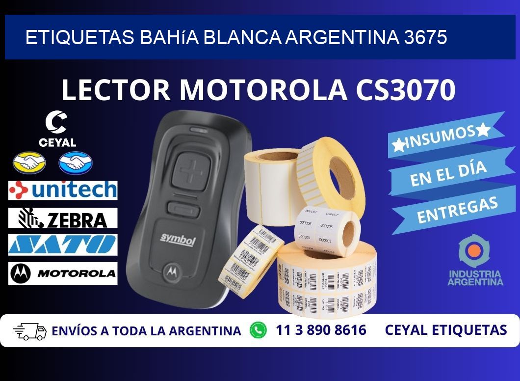 Etiquetas Bahía Blanca Argentina 3675