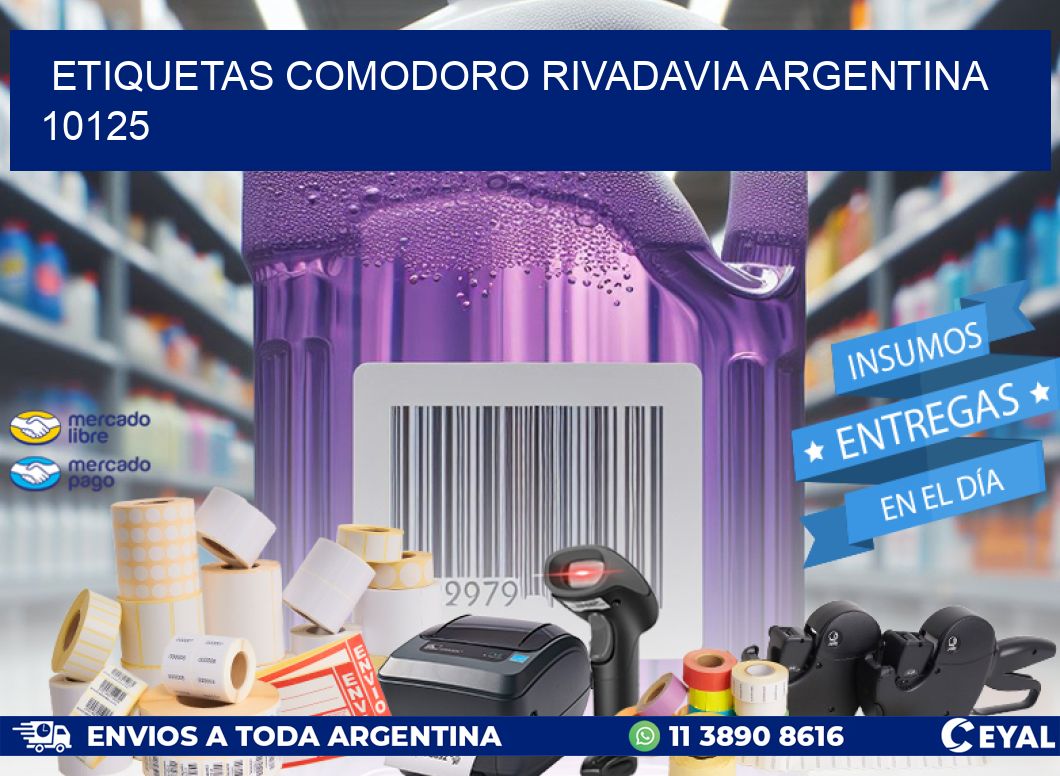 Etiquetas Comodoro Rivadavia Argentina 10125
