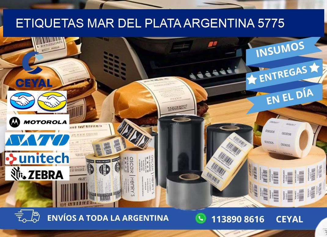 Etiquetas Mar del Plata Argentina 5775