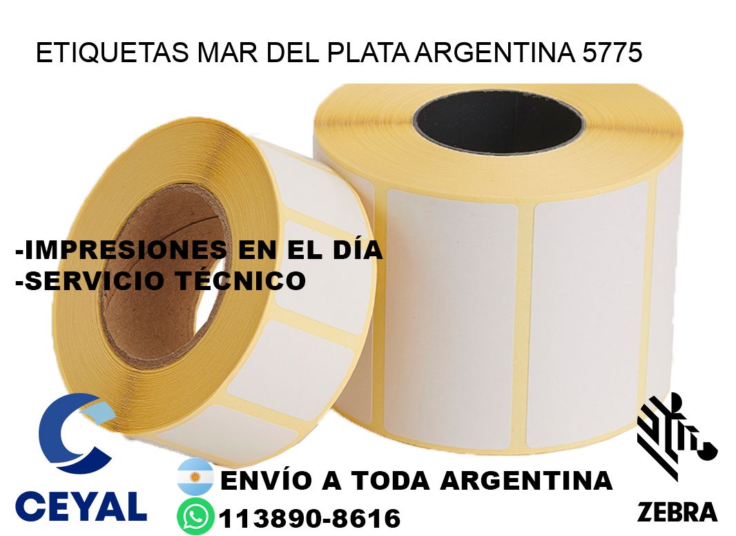 Etiquetas Mar del Plata Argentina 5775