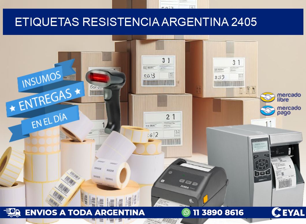 Etiquetas Resistencia Argentina 2405