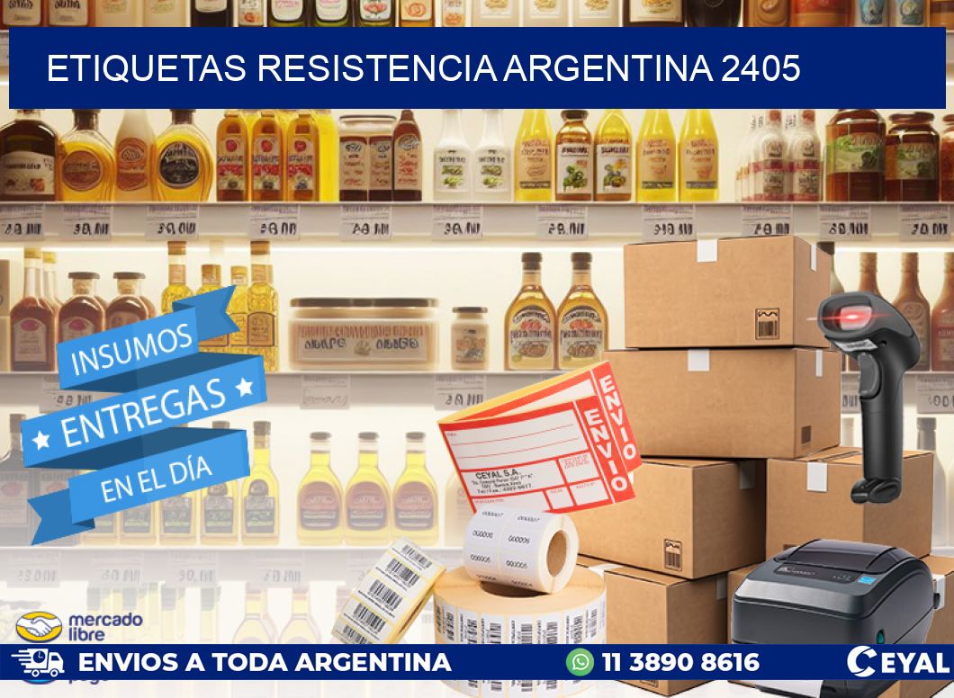 Etiquetas Resistencia Argentina 2405