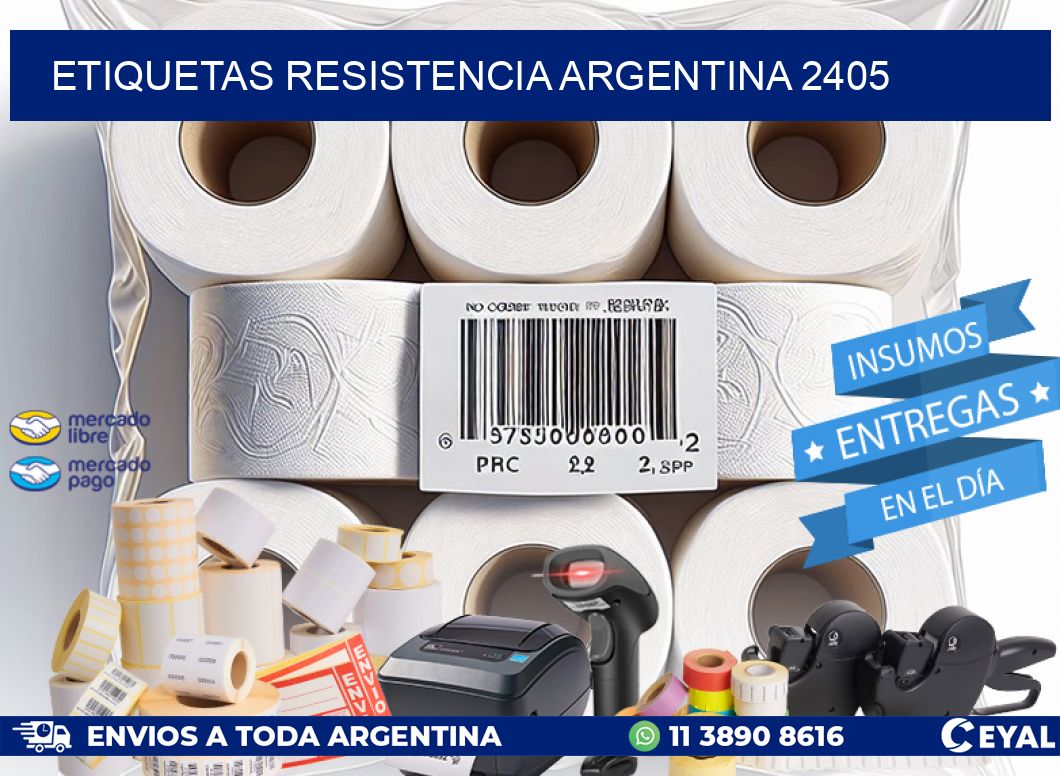 Etiquetas Resistencia Argentina 2405