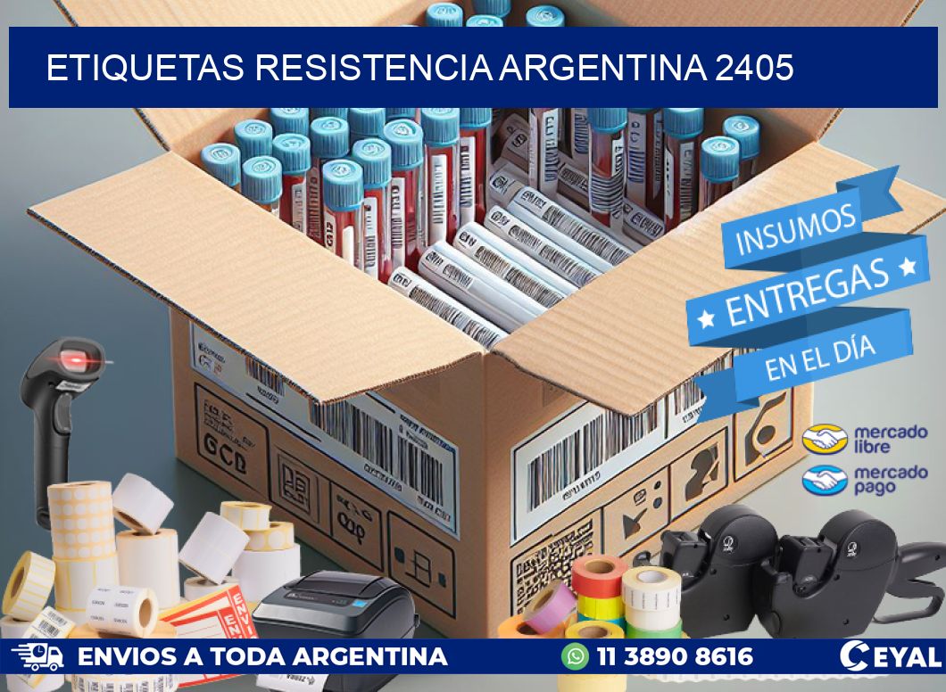 Etiquetas Resistencia Argentina 2405