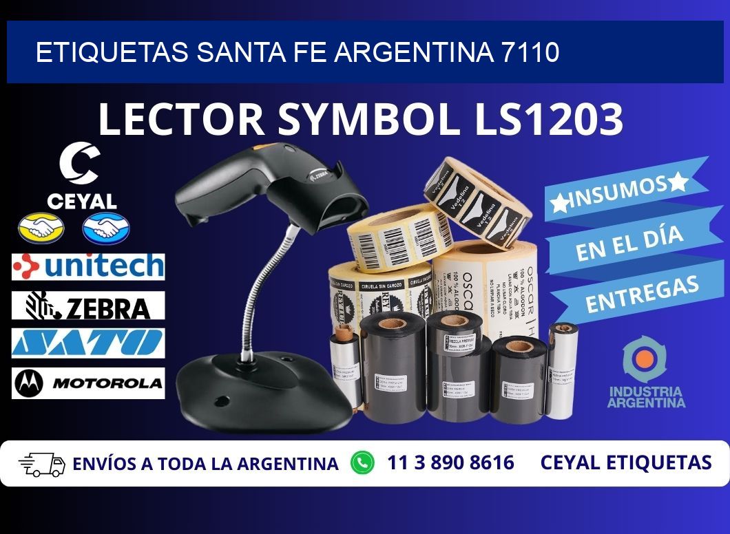 Etiquetas Santa Fe Argentina 7110