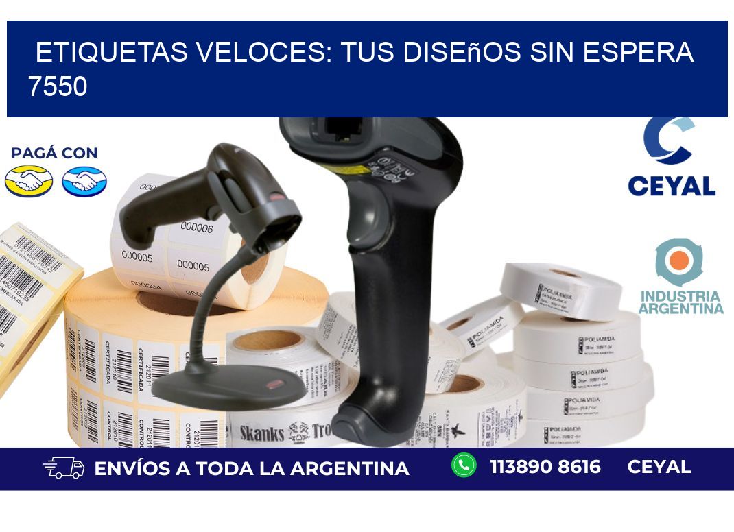 Etiquetas Veloces: Tus Diseños sin Espera 7550