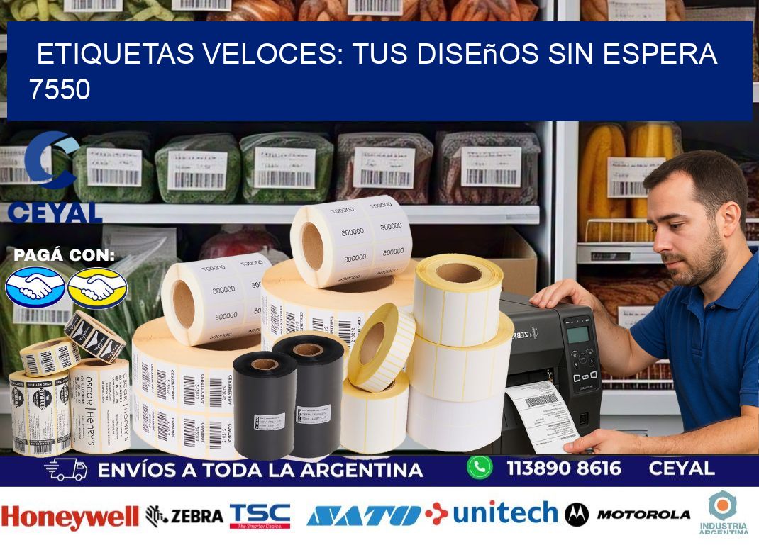 Etiquetas Veloces: Tus Diseños sin Espera 7550