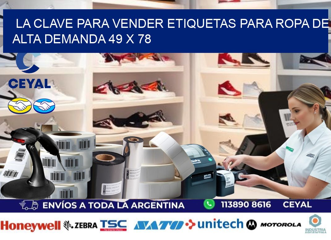 La Clave para Vender Etiquetas para Ropa de Alta Demanda 49 x 78