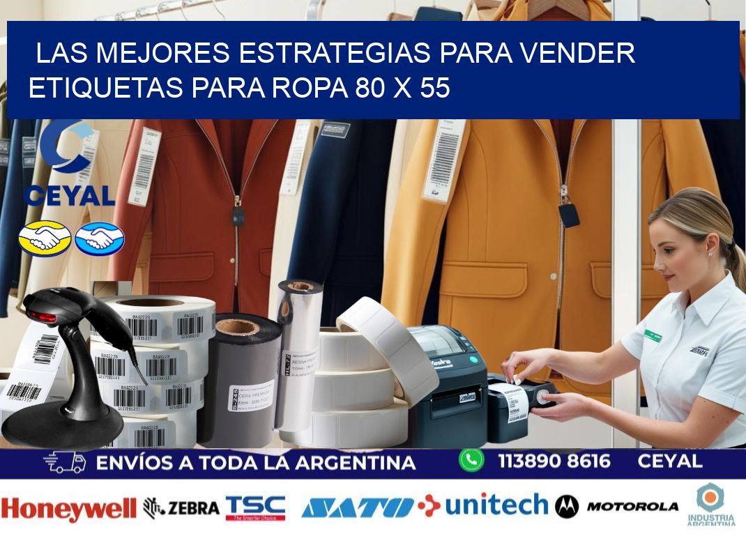 Las Mejores Estrategias para Vender Etiquetas para Ropa 80 x 55