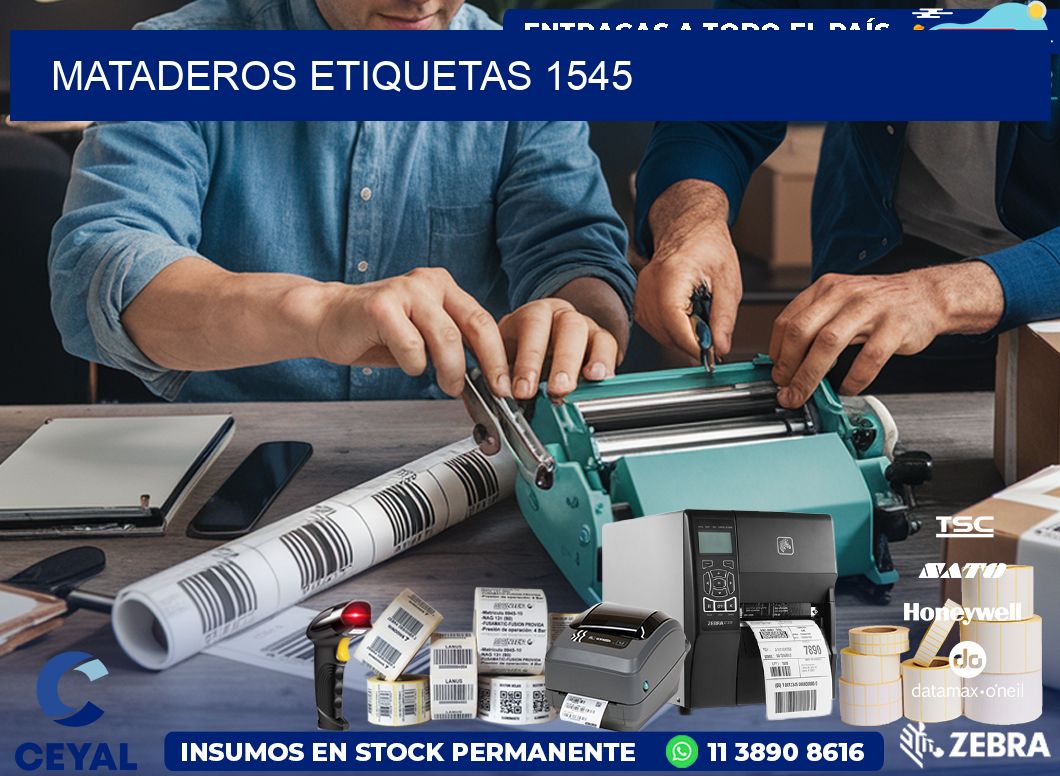 Mataderos etiquetas 1545
