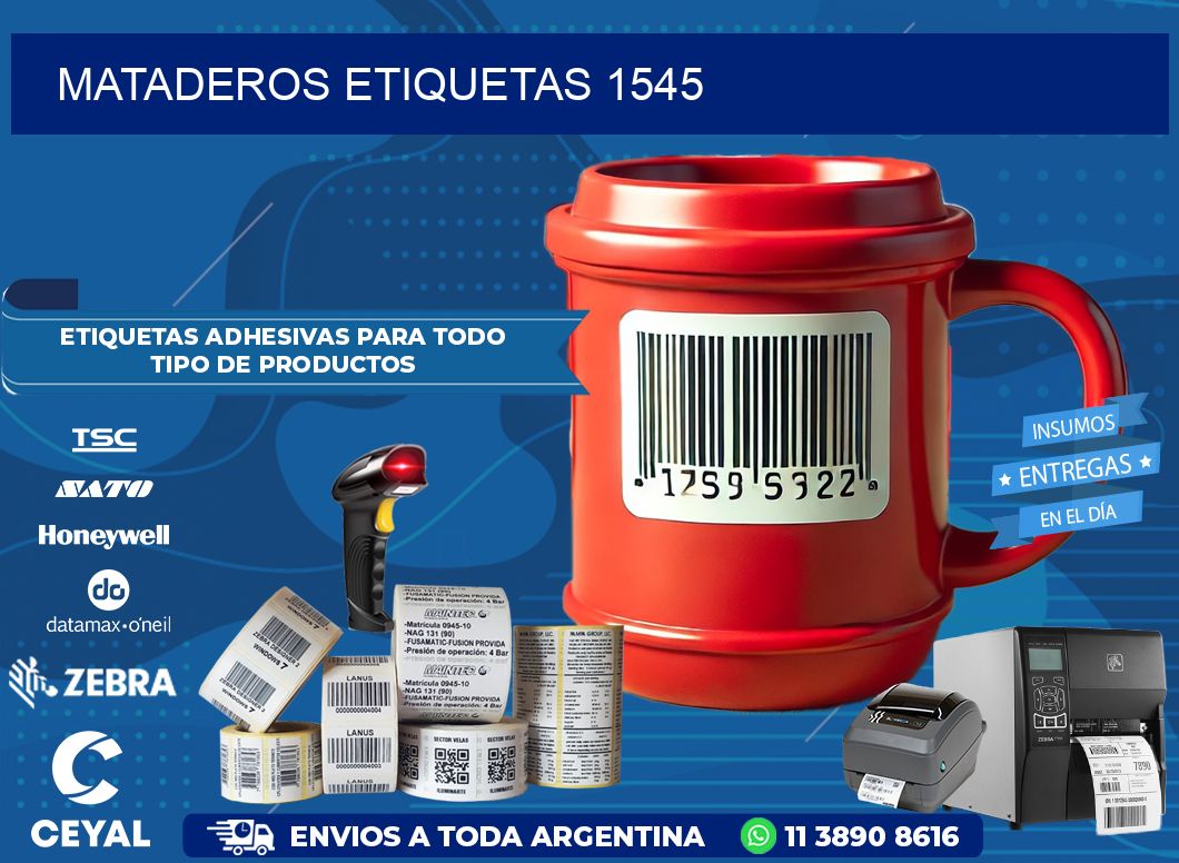Mataderos etiquetas 1545