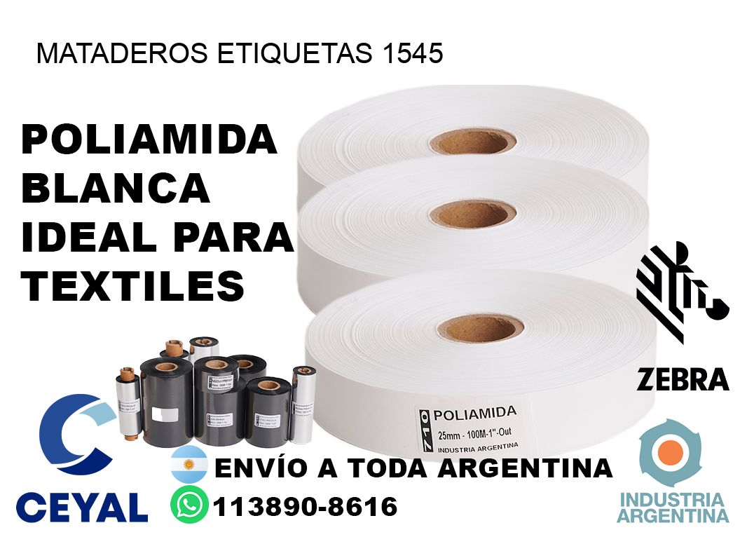 Mataderos etiquetas 1545