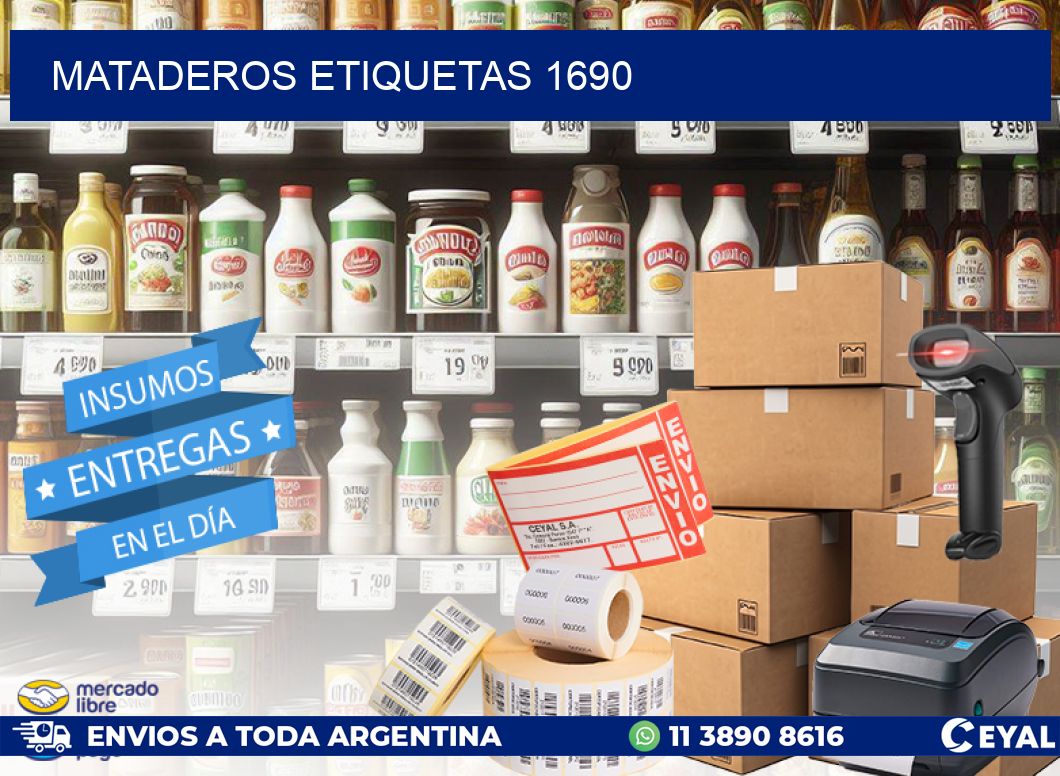 Mataderos etiquetas 1690