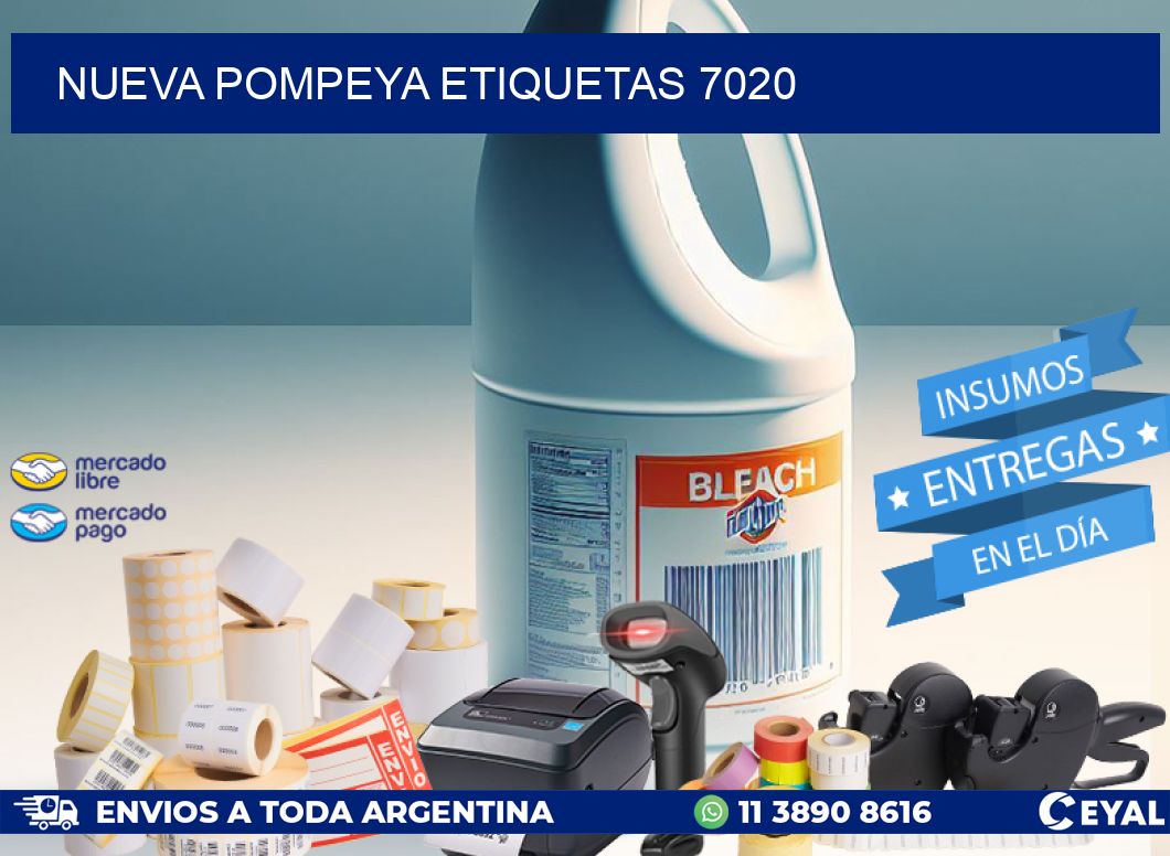 Nueva Pompeya etiquetas 7020
