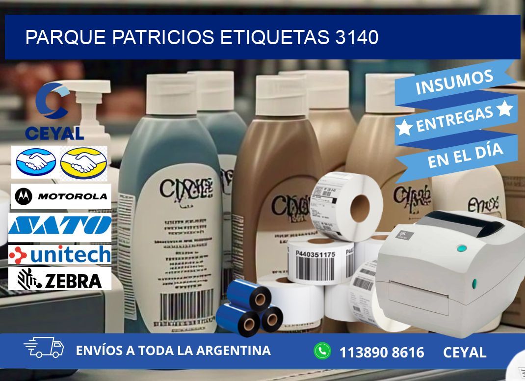 Parque Patricios etiquetas 3140