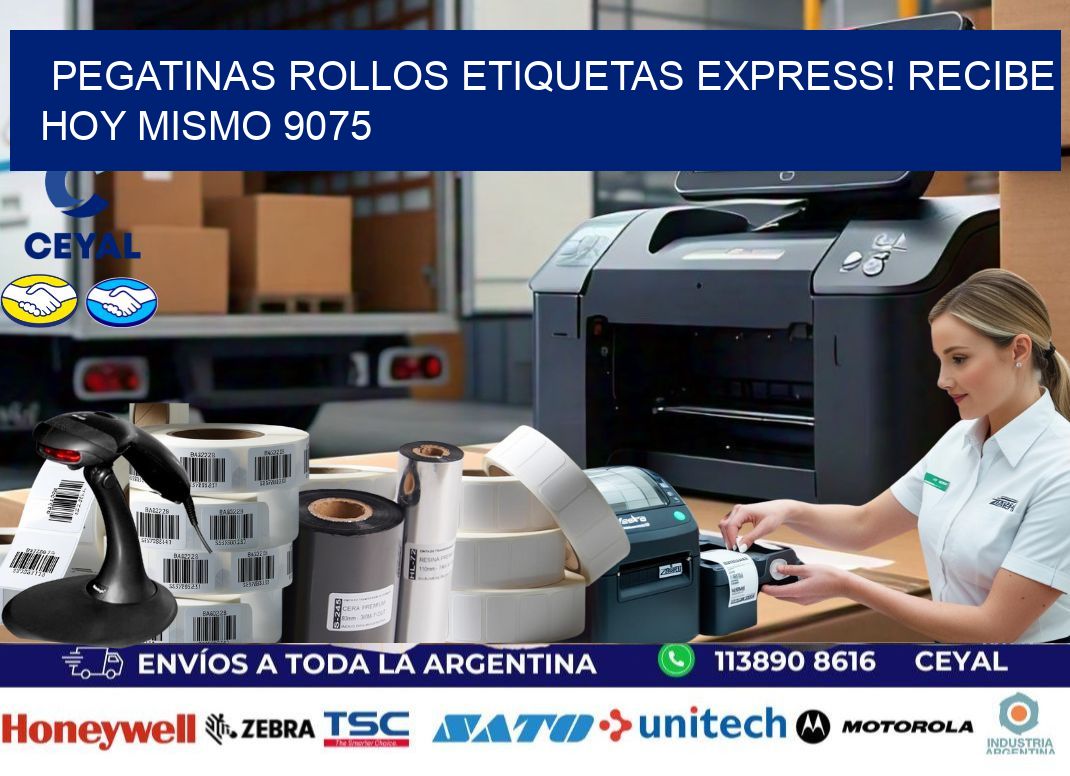 Pegatinas rollos etiquetas Express! Recibe Hoy Mismo 9075