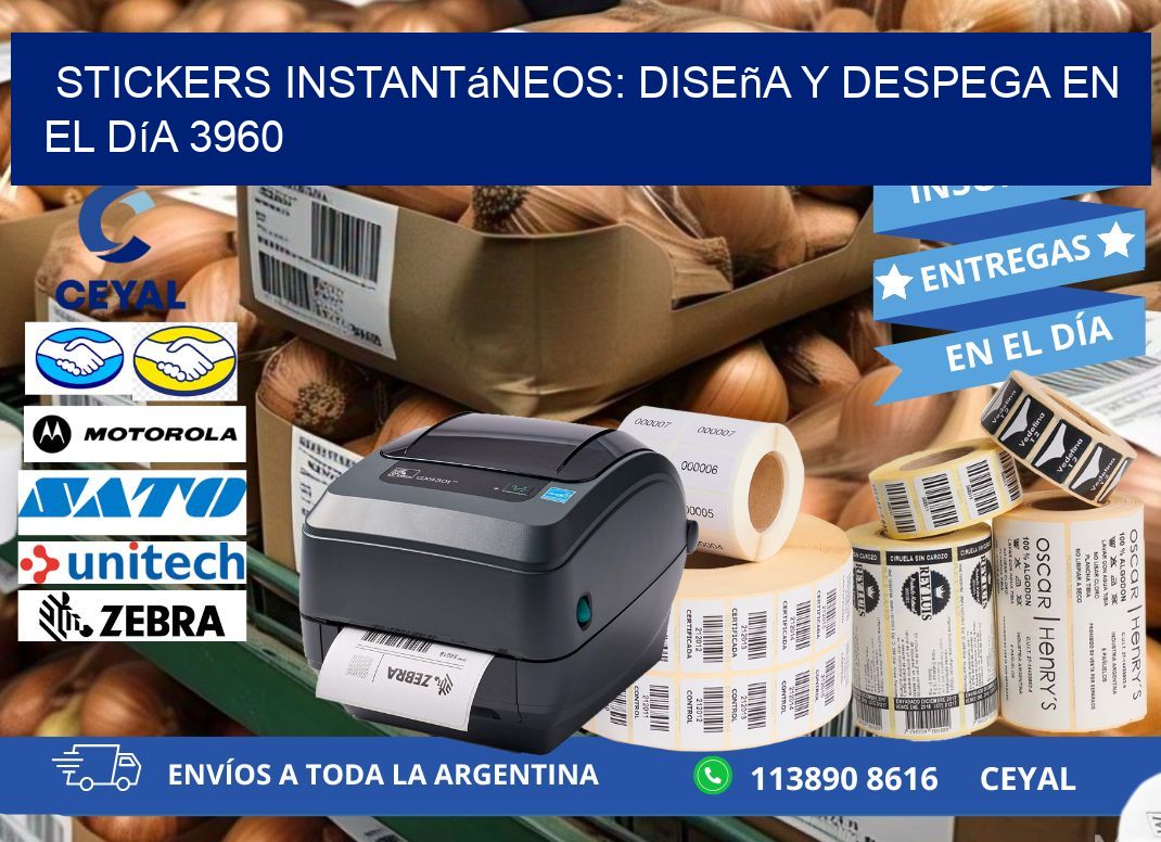 Stickers Instantáneos: Diseña y Despega en el Día 3960