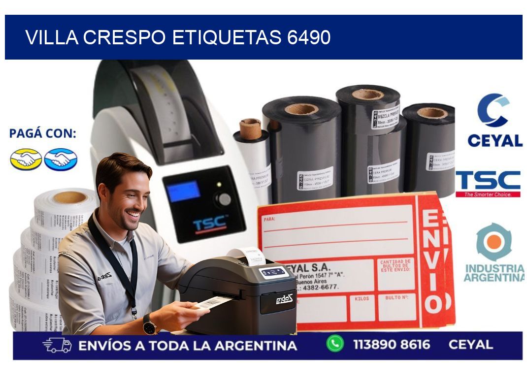 Villa Crespo etiquetas 6490