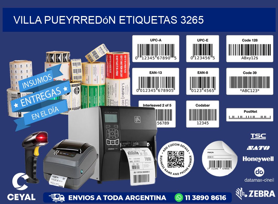 Villa Pueyrredón etiquetas 3265