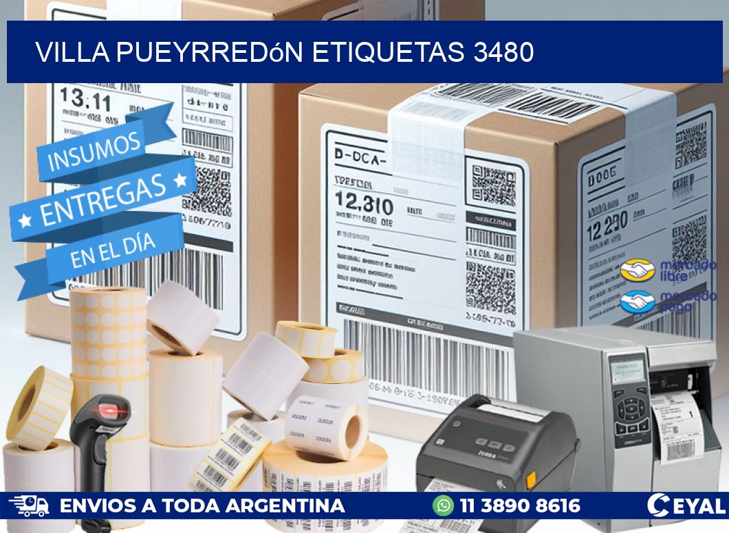 Villa Pueyrredón etiquetas 3480
