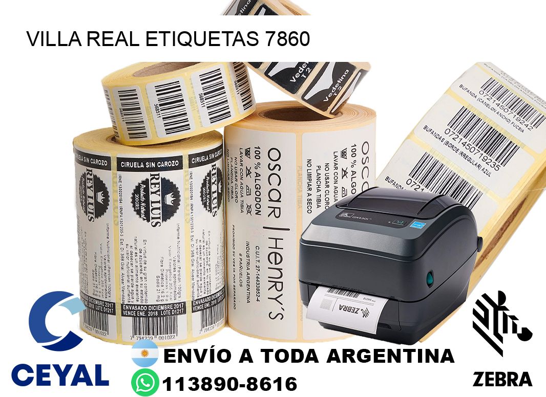 Villa Real etiquetas 7860