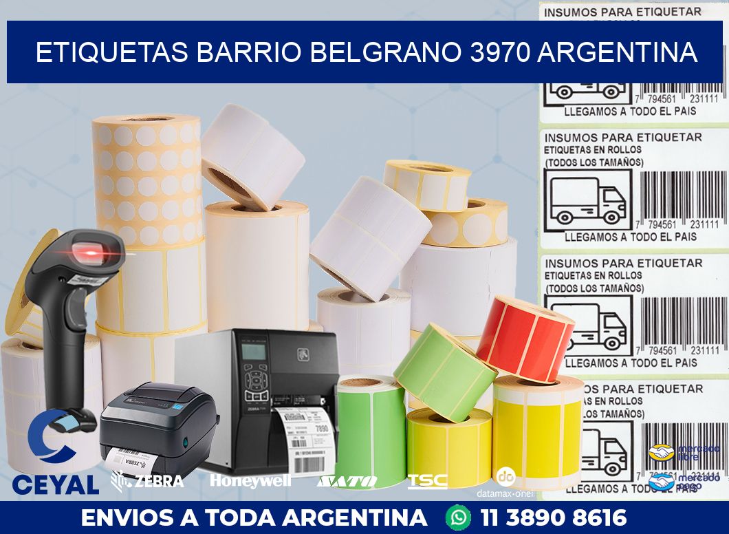 etiquetas barrio belgrano 3970 argentina