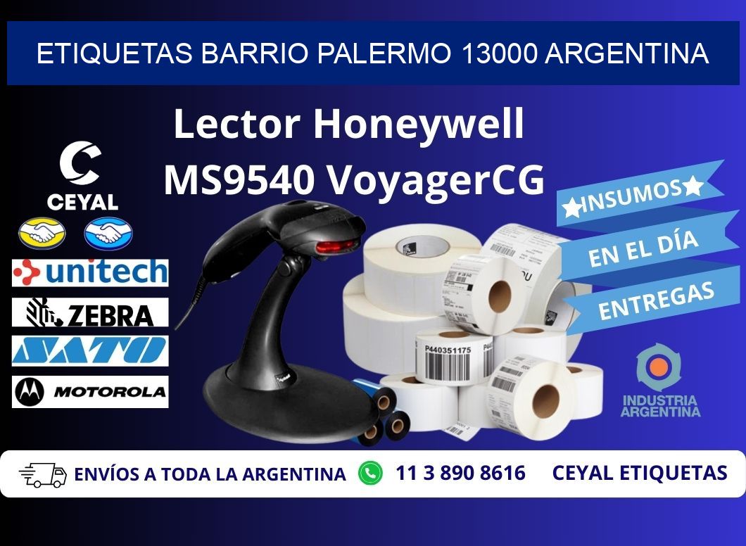 etiquetas barrio palermo 13000 argentina