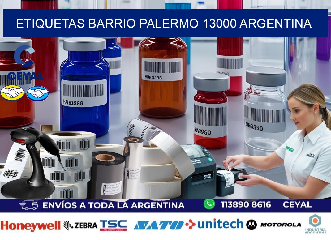 etiquetas barrio palermo 13000 argentina