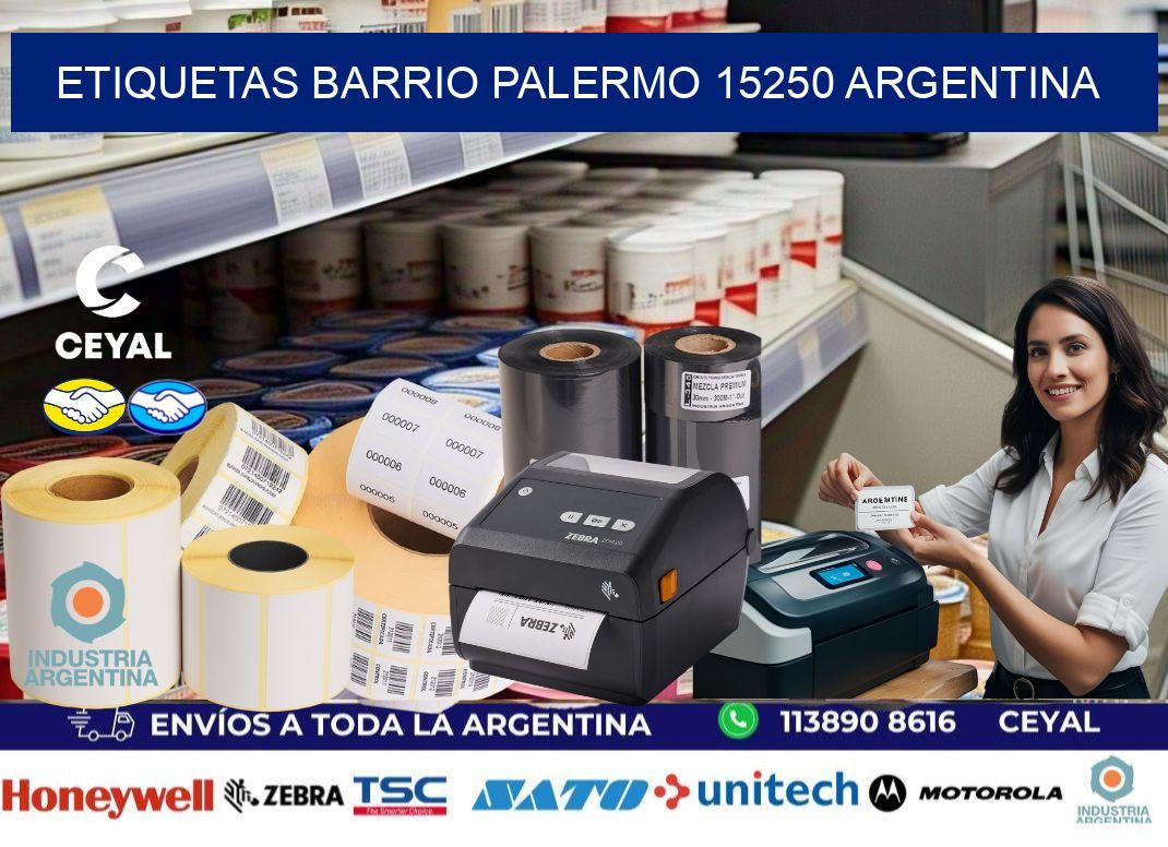 etiquetas barrio palermo 15250 argentina