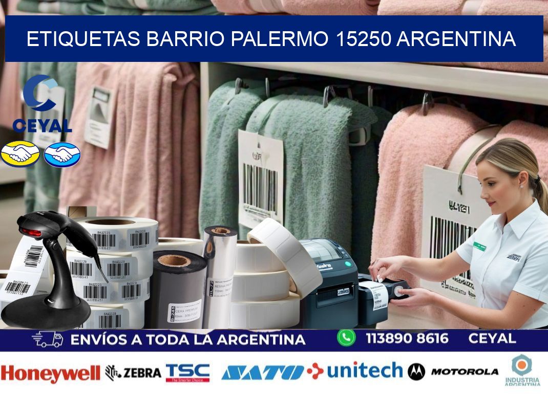 etiquetas barrio palermo 15250 argentina