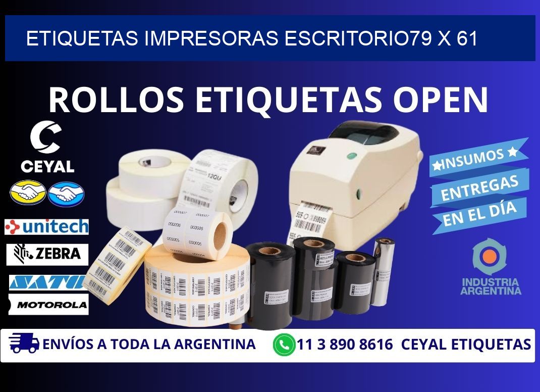 etiquetas impresoras escritorio79 x 61