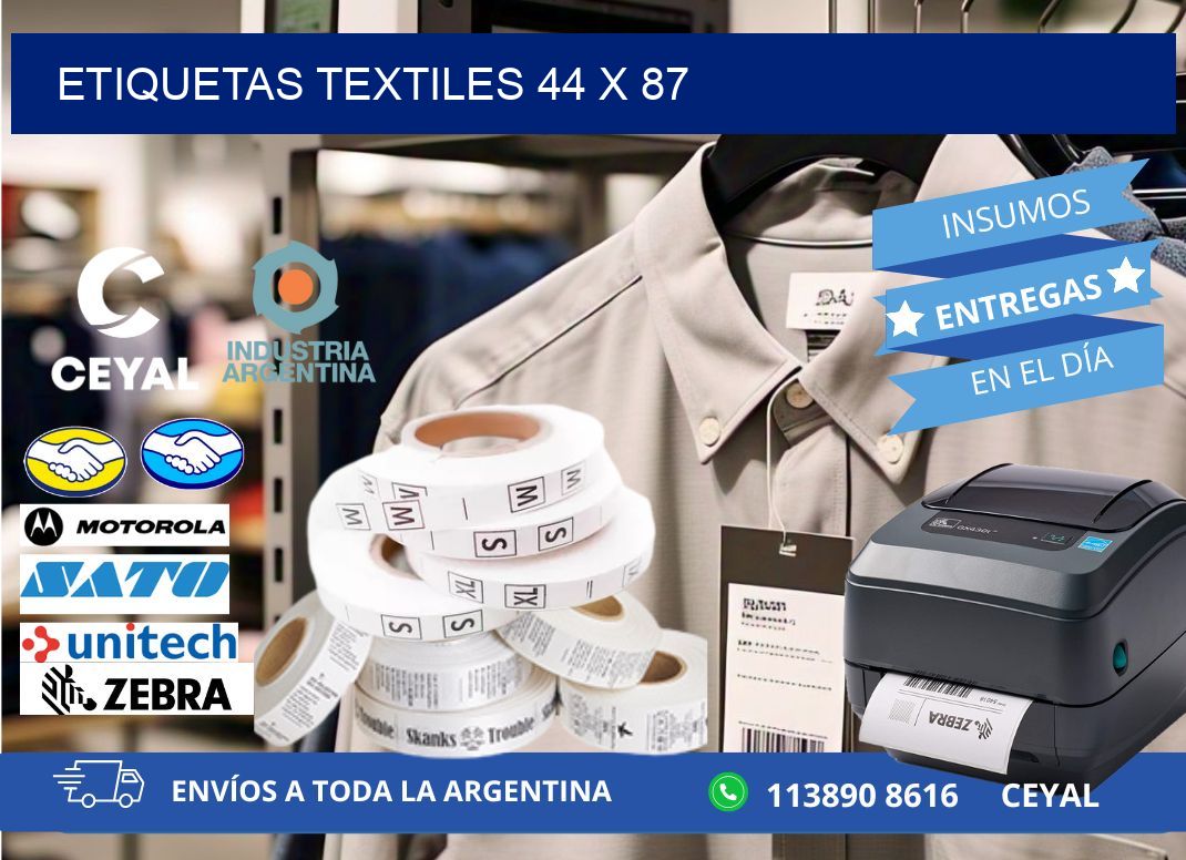 etiquetas textiles 44 x 87