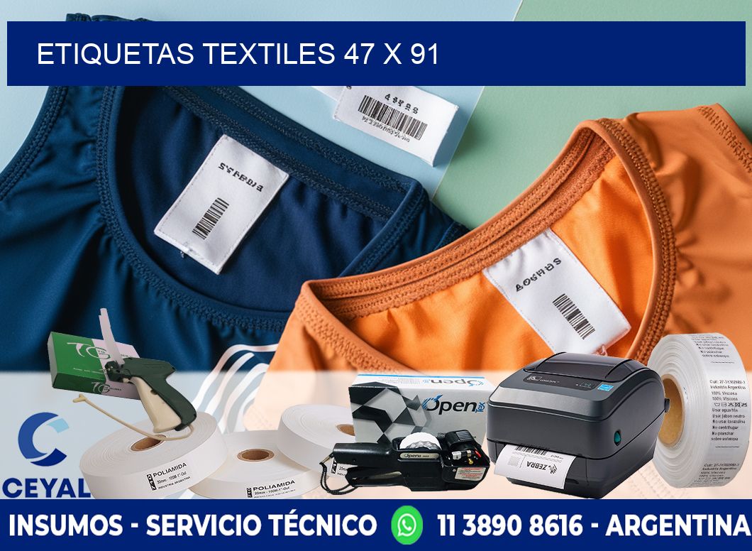 etiquetas textiles 47 x 91